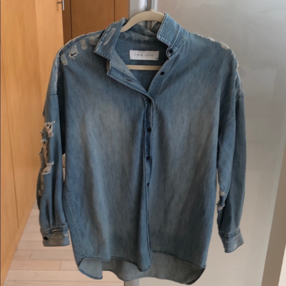 Iro denim oversized shirt